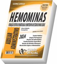 Apostila Hemominas - Auxiliar Administrativo - CURSO OFICIAL