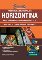 Apostila Horizontina Rs - Motorista E Operador De Máquinas