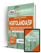 Apostila Hortolândia - SP 2022 - Auxiliar de Apoio Escolar