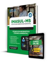 Apostila IMASUL-MS 2024 - Técnico em Informática (Técnico Ambiental) - Editora Solução