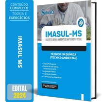 Apostila Imasul Ms 2024 Técnico Em Química Técnico Ambiental
