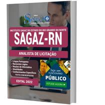 Apostila Instituto Sag Rn - Analista De Licitação - Editora Solucao