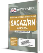 Apostila Instituto SAGAZ - RN 2022 - Motorista - Editora Opção