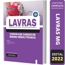 Apostila Lavras Mg - Comum Cargos De Ensino Médio E Técnico