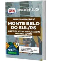 Apostila Monte Belo Do Sul Rs Auxiliar De Serviços De Obras