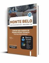 Apostila Monte Belo MG 2023 - Cargos de Ensino Médio/Técnico