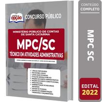 Apostila Mpc Sc - Técnico Em Atividades Administrativas