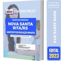 Apostila Nova Santa Rita Rs - Assistente Educação Infantil