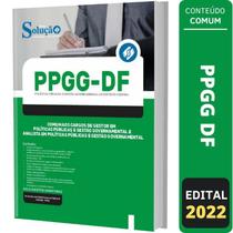 Apostila Ppgg Df Comum Gestor Políticas Públicas E Analista - Editora Solucao