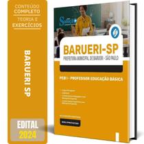 Apostila Prefeitura Barueri Sp 2024 Peb I Professor Educação - Editora Solucao