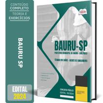Apostila Prefeitura Bauru Sp 2024 Técnico Em Saúde Agente