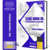 Apostila Prefeitura Ceará Mirim Rn 2024 Técnico Informática