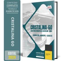 Apostila Prefeitura Cristalina Go 2024 Guarda Civil