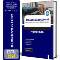 Apostila Prefeitura De Águas São Pedro Sp 2024 - Motorista