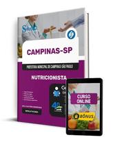 Apostila Prefeitura de Campinas - SP 2024 - Nutricionista - Editora Solução Apostila Prefeitura de Campinas - SP 2024 - Nutricionista - Editora Solução