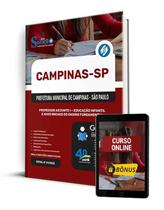 Apostila Prefeitura de Campinas - SP 2025 - Professor Adjunto I - Educação Infantil e Anos Iniciais do Ensino Fundamental