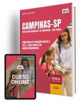 Apostila Prefeitura de Campinas - SP 2025 - Professor de Educação Básica II - PEB II - Anos Iniciais do Ensino Fundamental