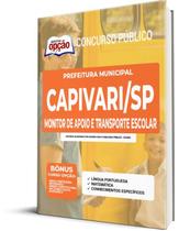 Apostila Prefeitura de Capivari - SP - Monitor de Apoio e Transporte Escolar