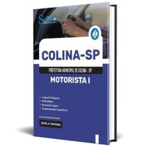 Apostila Prefeitura De Colina Sp 2024 - Motorista I