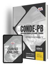 Apostila Prefeitura de Conde - PB - Motorista Categoria D