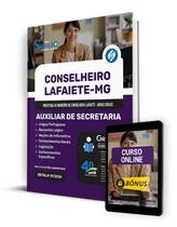 Apostila Prefeitura de Conselheiro Lafaiete - MG 2024 - Auxiliar de Secretaria
