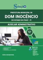 Apostila Prefeitura de Dom Inocêncio - PI - Auxiliar Administrativo