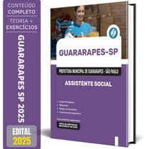 Apostila Prefeitura De Guararapes Sp 2025 - Assistente Social