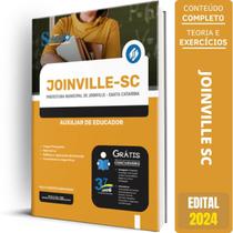 Apostila Prefeitura de Joinville SC Auxiliar de Educador - Ed Solução