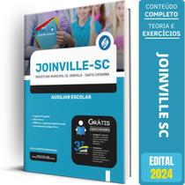 Apostila Prefeitura de Joinville SC Auxiliar Escolar - Ed. Solução