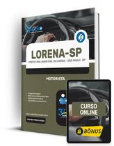 Apostila Prefeitura de Lorena - SP 2024 - Motorista - Editora Solução