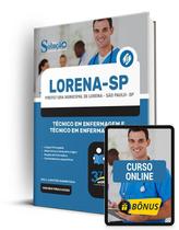 Apostila Prefeitura de Lorena - SP 2024 Técnico em Enfermagem e Técnico em Enfermagem ESF
