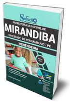 Apostila Prefeitura de Mirandiba - PE - Merendeira - Editora Solução