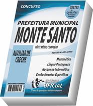 Apostila Prefeitura de Monte Santo de Minas - Auxiliar de Creche