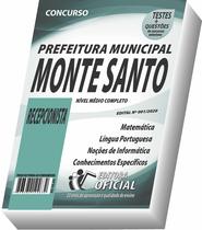 Apostila Prefeitura de Monte Santo de Minas - Recepcionista