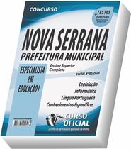 Apostila Prefeitura de Nova Serrana - MG - Especialista em Educação I