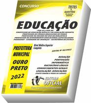 Apostila Prefeitura de Ouro Preto - MG - Educação - Parte Comum aos Cargos - CURSO OFICIAL