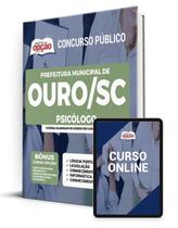 Apostila Prefeitura de Ouro - SC - Psicólogo Apostila Prefeitura de Ouro - SC - Psicólogo