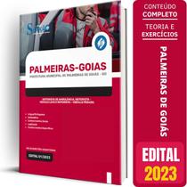 Apostila Prefeitura De Palmeiras Goiás Go 2023 - Motorista
