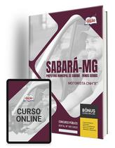 Apostila Prefeitura de Sabará - MG - Motorista CNH B