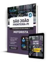 Apostila Prefeitura de São João da Fronteira - PI 2024 - Motorista - Editora Solução