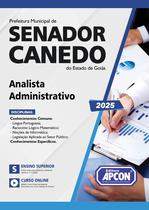 Apostila Prefeitura de Senador Canedo GO Analista Administrativo