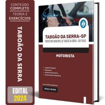 Apostila Prefeitura De Taboão Da Serra Sp 2024 - Motorista