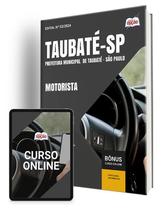 Apostila Prefeitura de Taubaté - SP 2024 - Motorista - Apostilas Opção