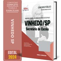 Apostila Prefeitura De Vinhedo Sp 2024 - Secretário Escola