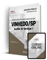Apostila Prefeitura de Vinhedo - SP - Auxiliar de Serviços I
