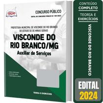 Apostila Prefeitura de Visconde do Rio Branco - MG - Auxiliar de Serviços