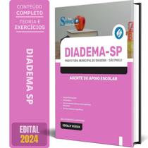 Apostila Prefeitura Diadema Sp 2024 - Agente Apoio Escolar