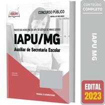 Apostila Prefeitura Iapu Mg 2023 Auxiliar Secretaria Escolar