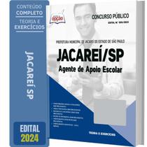 Apostila Prefeitura Jacareí Sp 2024 - Agente Apoio Escolar