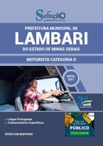 Apostila Prefeitura Lambari Mg - Motorista Categoria D